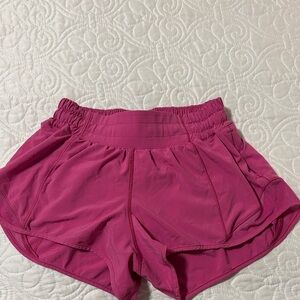 Hot pink Lululemon hotty hot shorts